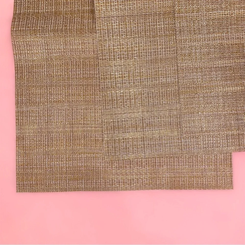 Z Gallerie Plate Placemats Set 5 Brown Taupe Outdoor Backyard Kitchen Table Dine
